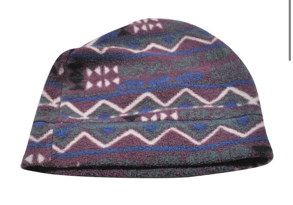 Gorro azteca vintage con patrón Columbia talla grande Foto 3 de 3