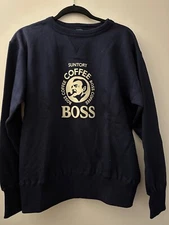 Official Suntory Boss Coffee Sweater Japan Size L