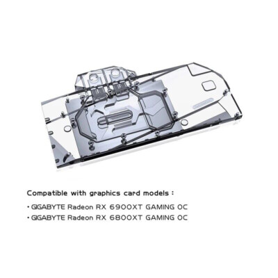 Open Box:Bykski GPU Water Block For GIGABYTE Radeon RX6800XT/ RX6900XT GAMING OC