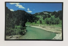 The Dearborn River exits Montanas Scapegoat Wilderness Postcard 1992 Unposted