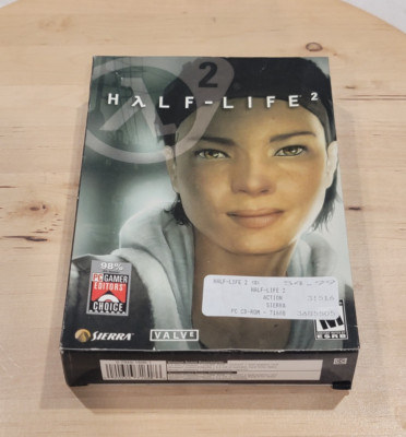 NEW SEALED Half Life 2  Alyx cover Sierra, 2004, PC Small Box Version RARE