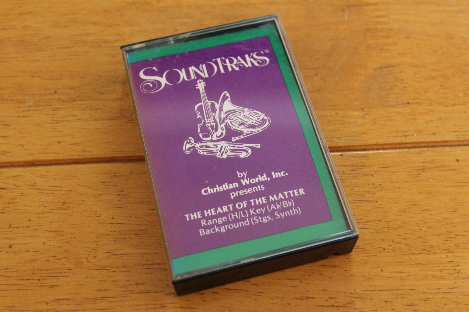 HEART OF THE MATTER SOUNDTRACK PERFORMANCE TRACK ACCOMPANIMENT CASSETTE W/ LYRIC