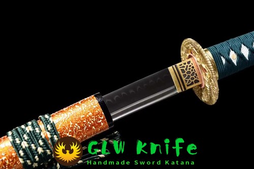 Katana de acero japonesa Samurai T10 Shinken espada afilada hoja lista para la batalla de combate - Imagen 14 de 19
