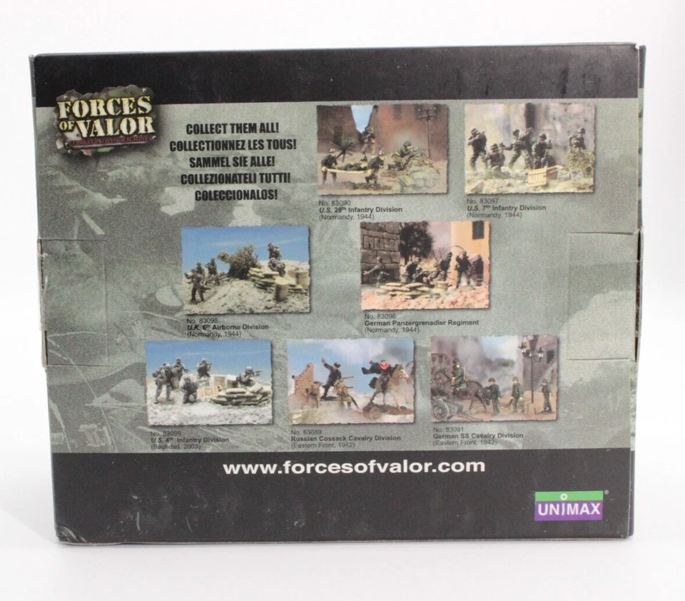 Unimax Forces Of Valor German SS Cavalry Division Die Cast 1:72 Soldiers 83091 - Image 4 of 4
