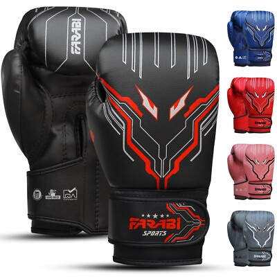 Farabi Kinder Boxhandschuhe Sparring Training Boxhandschuhe Junior 6OZ 5-10-Alter
