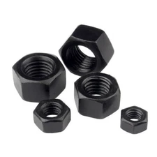 8.8 Level Black Hex Nut M2 M3 M4 M5 M6-M30 High Strength Hex Head Nuts Fastener