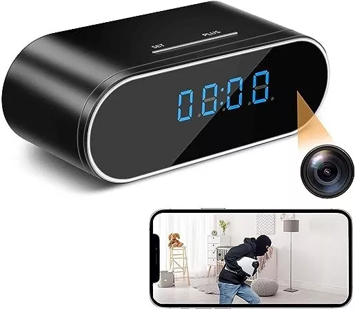 Orologio con shop telecamera wifi