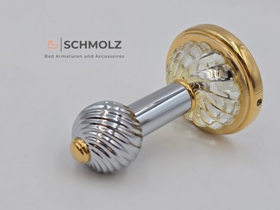 THG Paris Mandarine Crystal Bademantelhalter - chrom / gold (G02)