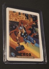 Marvel Masterpieces 1992 Platinum Thor Metallurgy #92