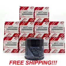 GENUINE OEM TOYOTA LEXUS SCION OIL FILTER 90915-YZZN1 (SET OF 10) FREE SHIPPING!