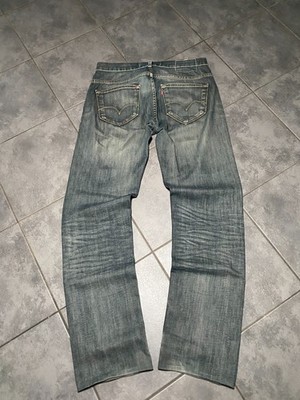 Levis 504 Jeans W31 L34  standard regular straight leg vintage blau / grau