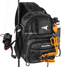 KastKing BaitSpace Fishing Sling Bag, Fishing Backpack with Rod & Beverage - Image 2