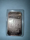 Coca-Cola Montgomery AL 75th Anniversary  1oz .999 Silver art bar