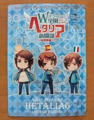 Hetalia Axis Powers Drama CD Comics Band 6 Limited Edition