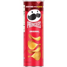 3 Pack Pringles Original Potato Crisps Chips, Lunch Snacks, 5.2 oz Canister Each