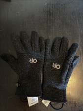 Outdoor Research Men  s Flurry Sensor Gloves gray wool blend size S 7
