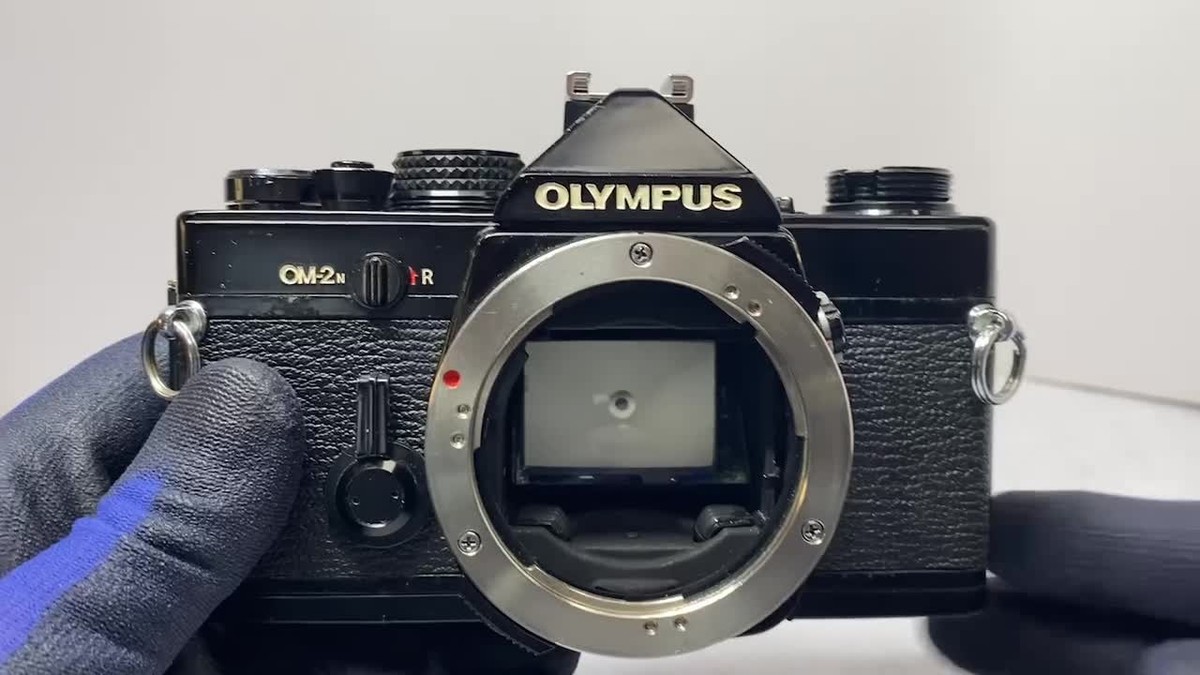 Olympus OM-2N SLR Black 35mm Film Camera Zuiko Auto-S 50mm f/1.4