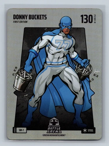 Donny Buckets 2025 Bo Jackson Battle Arena First Edition Steel Silver Battlefoil