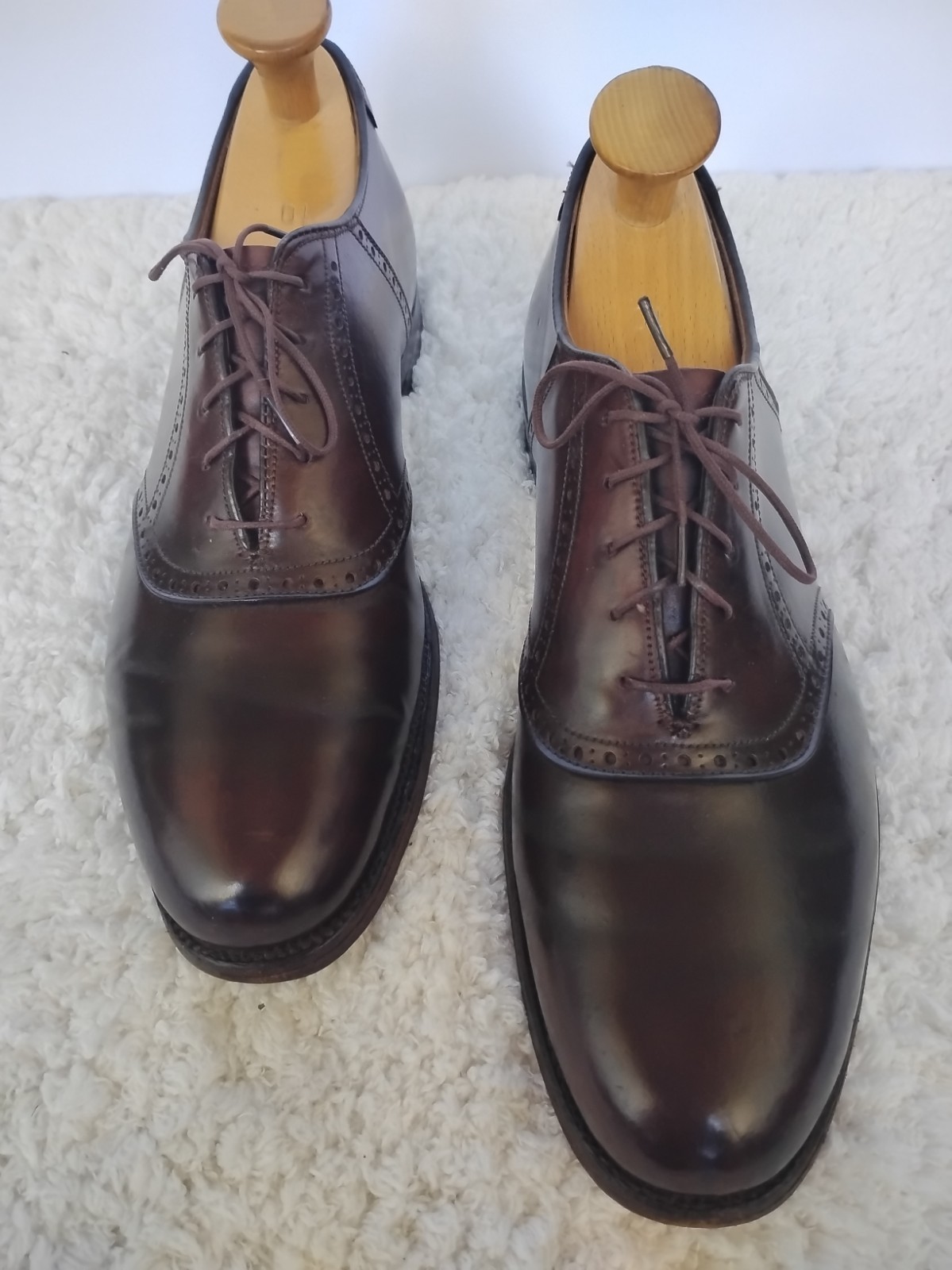 Alden 994 Color 8 Shell Cordovan Saddle Shoe