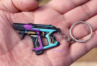 Mini gun VALORANT Frenzy Slay - Electric Illusion Metal keychain toy 9cm 1/12