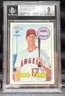 2018 Topps Heritage SHOHEI OHTANI Nickname Var. “SHO TIME” SSP #600 BGS MINT 9