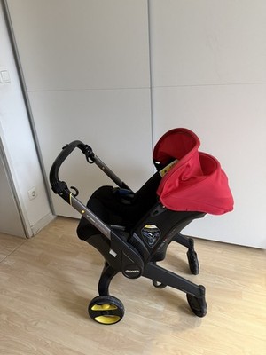 Doona+ Babyschale / Kinderwagen Flame Red - Superpraktisches Reisesystem
