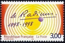 France Yvert Number 3210 ** Curie Radium 1998