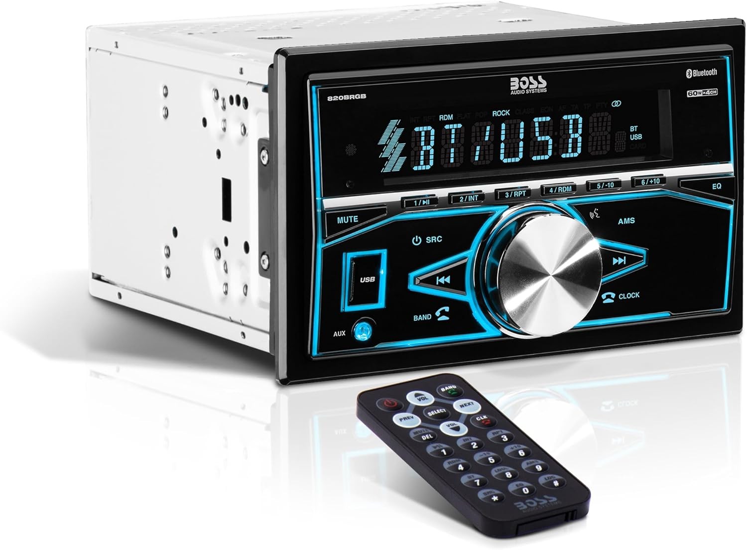 S Bluetooth Car Stereo In-dash Double Din Am/fm Radio Receiver