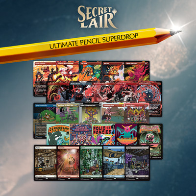 Magic MtG - Secret Lair -  verschiedene / various Sets - Ultimate Pencil Drop