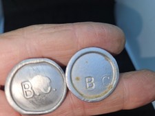 2 - B.C. - Brigham City, Utah, HUBBARD Date Nail – Aluminum NICE