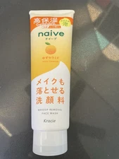 Kracie Naive Cleansing 100 % plant-based Face Wash Foam (Yuzu Ceramide) 200g