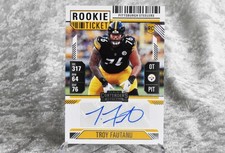 2024 Panini contenders football ROOKIE ticket TROY FAUTANU 🔥Auto Card STEELERS