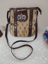 U S Polo Assn crossbody brown bag.  Faux leat...