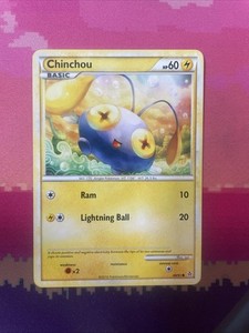 Pokemon Card Chinchou Unleashed Common 48/95 Near Mint