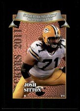 2011 Green Bay Packers Police Josh Sitton 7 Green Bay Packers NM