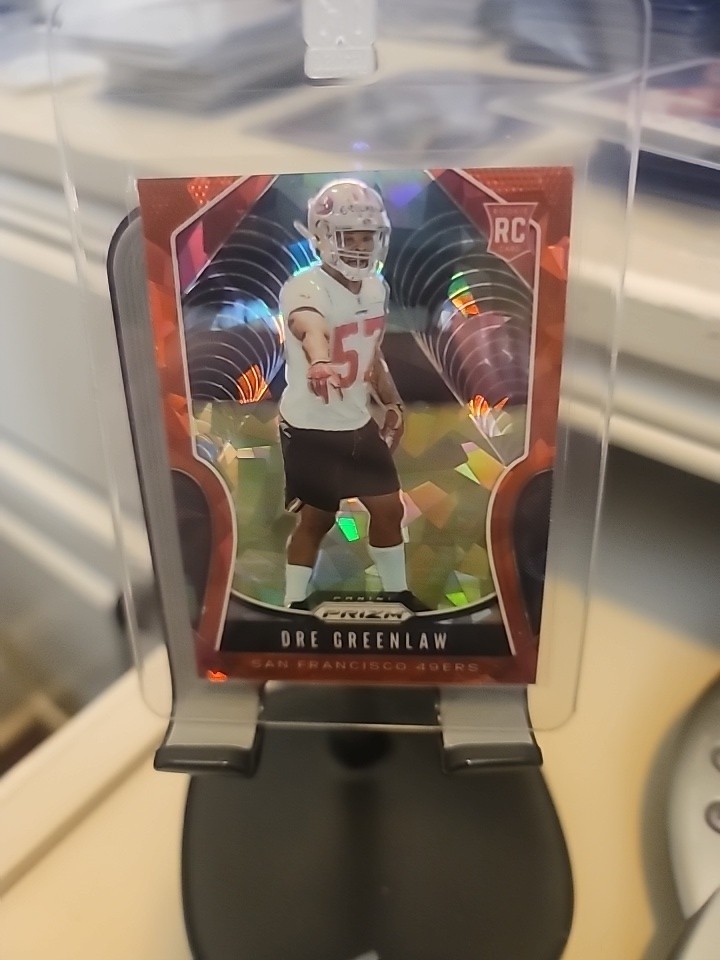 Dre Greenlaw Panini Prizm #384 Red Ice