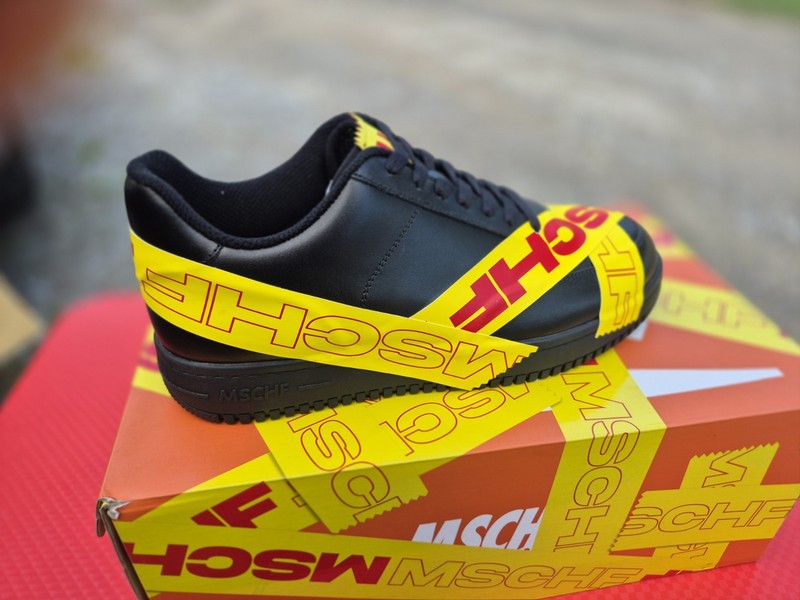 MSCHF TAP3 shoes mens size 5 men ,6 women NIB black and yellow fast shipping 
