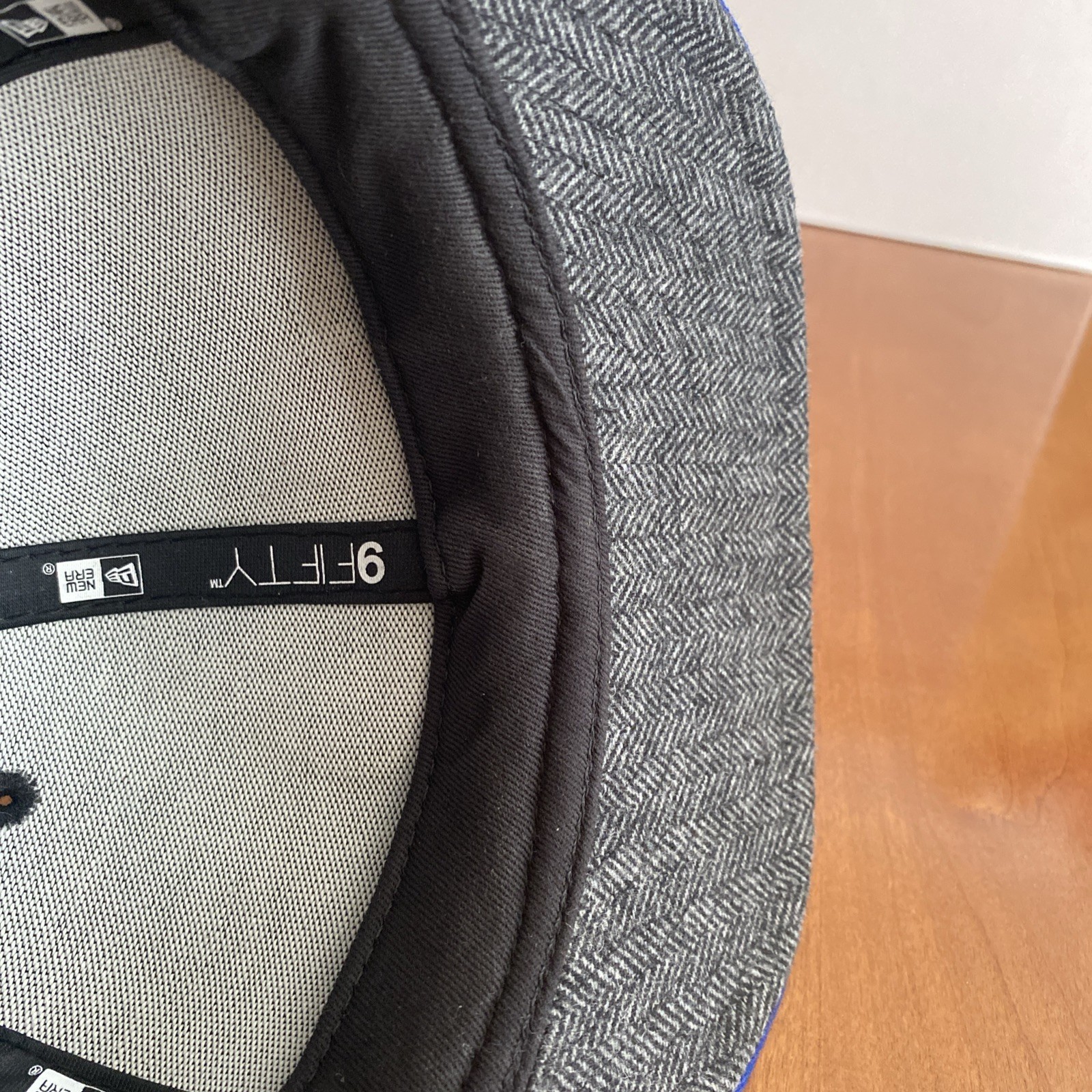 Expos Baseball cap, Herringbone Pattern, Blue, Wh… - image 10