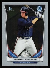 2014 Bowman Draft Chrome #CDP28 Braxton Davidson - Atlanta Braves Baseball Card
