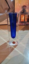 Murano Glas Vase Blockvase 14,2cm