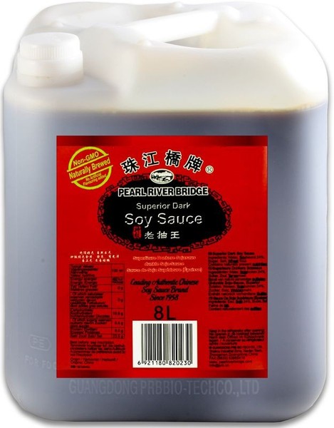 8 Liter Pearl River Bridge Dunkle Sojasauce Superior Dark Soy Sauce SojasoßE-image