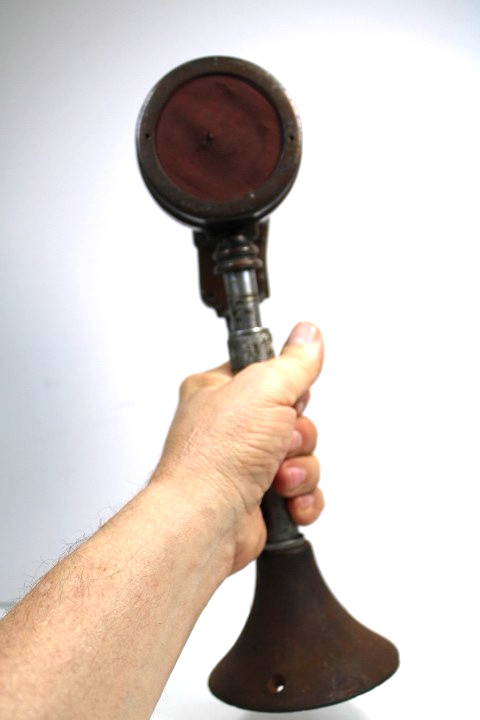 VINTAGE 1920s OLD ANTIQUE RADIO ORIGINAL WESTERN ELECTRIC MICROPHONE WITH STAND