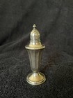 Vintage Sterling Weighted Salt & Pepper Shakers Pair 4.75" NS Co. Shield Mark — photo 4