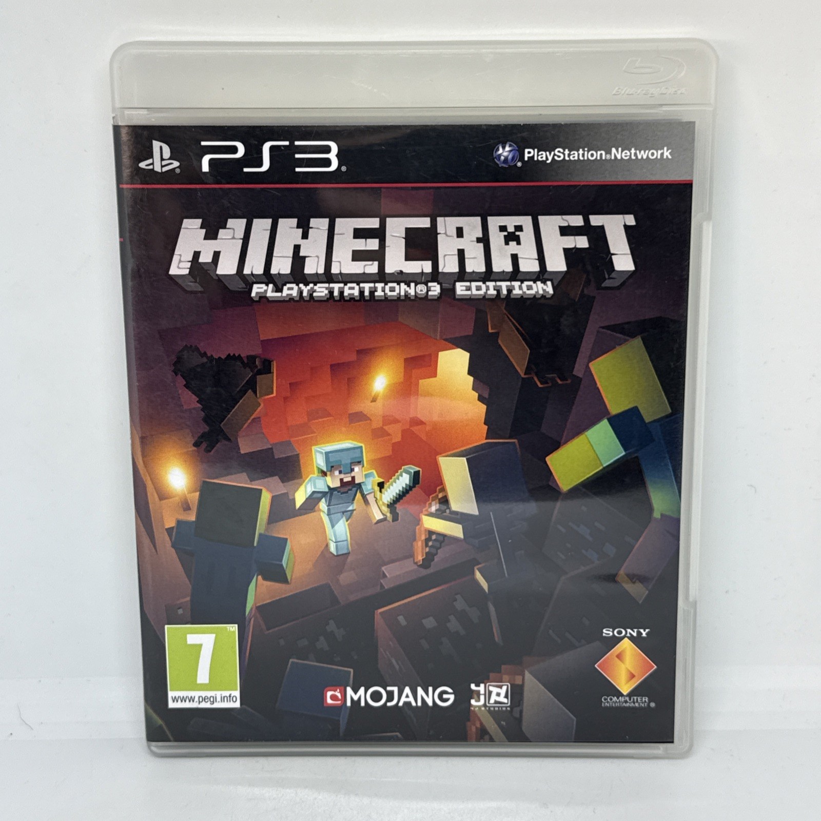 Minecraft Playstation PS3 Action Adventure Video Game Manual PAL