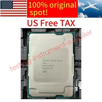Intel Xeon Silver 4316 CPU processor 2.3GHz 20 cores 40 threads socket ...