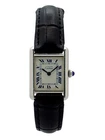 CARTIER Must de Cartier Tank Argent 925 SM Quartz Watch 6057002 New Battery