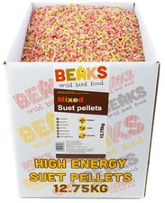 Image of Premium suet pellets for all wild bird garden feeding all season 12.75kg