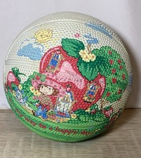 VTG Strawberry Shortcake 5  Rubber Mini Play Ball 2004 Cleveland Inc Kelly Toy