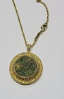 Vintage HN Heng Nai Blue Druzy Gold Tone  Jewelry Set — photo 4