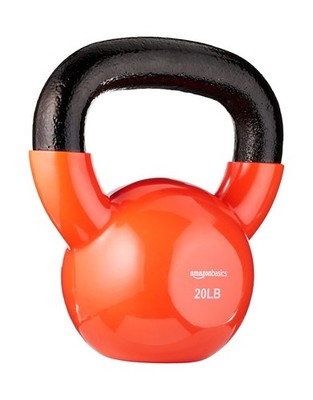 Amazon Basics Vinyl Kettlebell 20 Pounds USA FAST SHIP